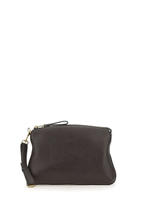 Borsalino Wristlet Zip Clutch Bag