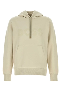 Boss Hugo Boss Long Sleeved Logo Embossed Hoodie