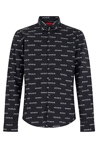 Boss Hugo Boss All-Over Logo Print Shirt