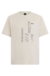 Boss Hugo Boss Artwork Printed Relaxed Fit T-Shirt