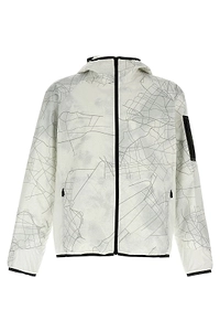 Boss Hugo Boss Allover Reflective Printed Hooded Jacket