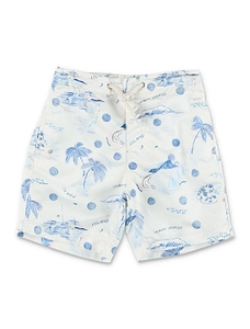 Bonpoint Ariel Island Printed Swim Shorts
