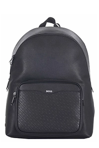 Boss Hugo Boss Monogram-Patterned Pocket Backpack