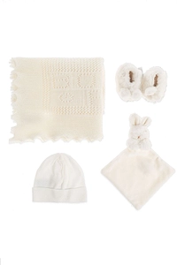 Bonpoint Blanket Toy Slippers And Beanie Set