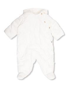 Bonpoint Button Detailed Quilted Snowsuit