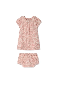 Bonpoint Floraled Crewneck Dress Set