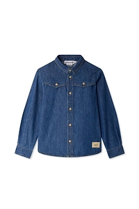 Bonpoint Button-Up Denim Shirt