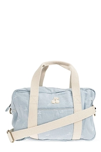 Bonpoint Cherry Embroidered Strapped Tote Bag