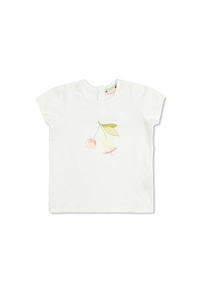Bonpoint Cherry Logo Printed T-Shirt