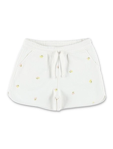 Bonpoint Cherry Print Caroline Fleece Shorts