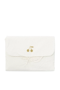 Bonpoint Cherry Printed Folded Changing Pouch