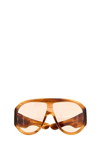 Bottega Veneta Eyewear Shield Frame Sunglasses