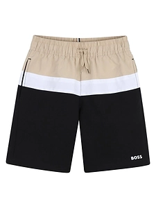 Hugo Boss Kids Colour-Block Swim Shorts