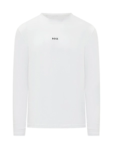 Boss Hugo Boss Contrast Logo Long Sleeved T-Shirt