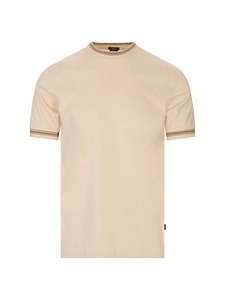 Boss Hugo Boss Contrast-Tipping Slim-Fit T-Shirt