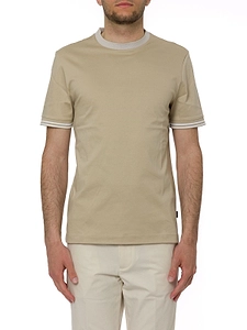 Boss Hugo Boss Contrast-Tipping Slim-Fit T-Shirt