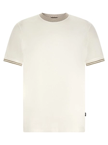 Boss Hugo Boss Contrast-Tipping Slim-Fit T-Shirt