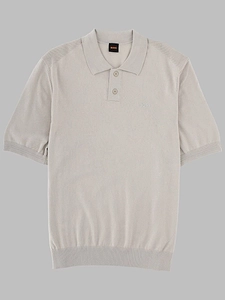 Boss Hugo Boss Ribbed Trim Polo Shirt