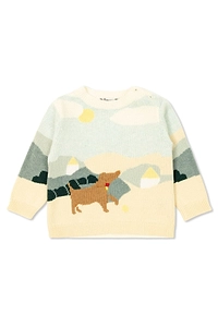 Bonpoint Embroidered Dog Knitted Jumper