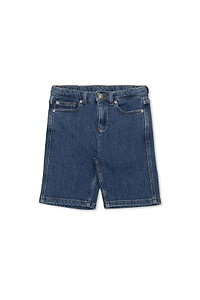 Bonpoint Elvio Logo Patch Denim Shorts