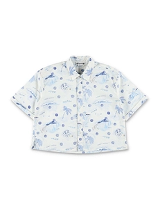 Bonpoint Erian All-Over Printed Button-Up Shirt