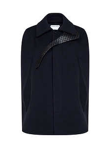 Bottega Veneta Intrecciato Collar Cape