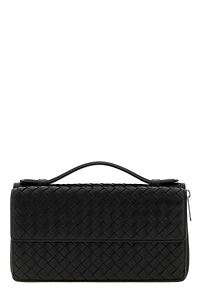 Bottega Veneta Intrecciato Piccolo Zip-Around Organizer