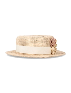Bonpoint Floral Detailed Summer Hat