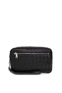 Bottega Veneta Intrecciato Zipped Handbag