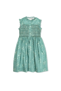 Bonpoint Floral-Printed Ruffled Dress