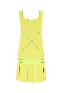 Bottega Veneta Logo Embroidered Sleeveless Tennis Dress