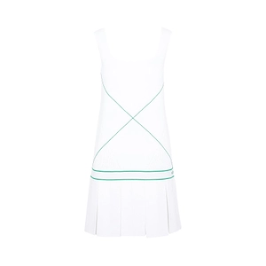 Bottega Veneta Logo Embroidered Sleeveless Tennis Dress