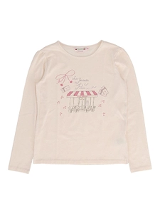 Bonpoint Gracieuse Long-Sleeved Crewneck T-Shirt