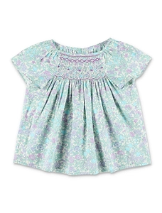 Bonpoint Grenade Short-Sleeved Blouse