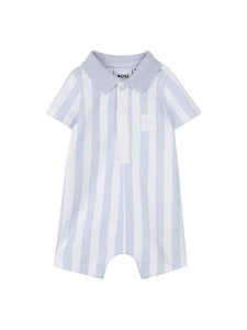 Hugo Boss Kids Striped Polo Onesie