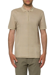 Boss Hugo Boss Half-Zipped Short-Sleeved Polo Shirt