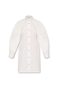 Bottega Veneta Long Sleeved Shirt Dress