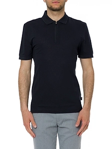 Boss Hugo Boss Half-Zipped Short-Sleeved Polo Shirt