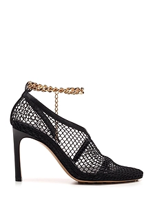 Bottega Veneta Mesh Overlay Pumps