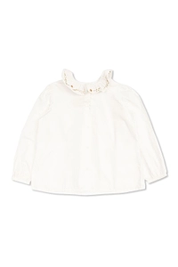 Bonpoint Jora Embroidered Collar Top