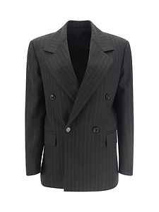 Bottega Veneta Pinstripe Shirt Jacket