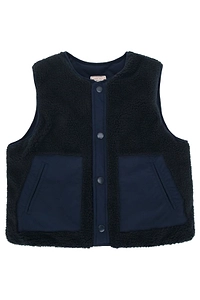 Bonpoint Junior Reversible Crewneck Gilet