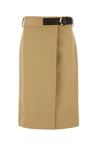 Bottega Veneta Slit Detailed Midi Skirt