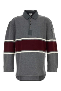 Bottega Veneta Relaxed Fit Striped Polo Shirt