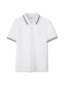 Hugo Boss Kids Tipped Short Sleeve Polo Shirt