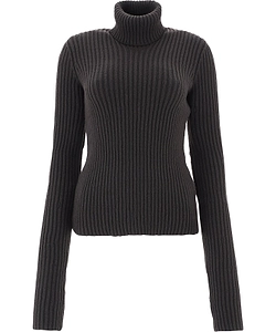Bottega Veneta Rib Knit Turtleneck Jumper
