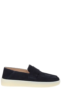 Boss Hugo Boss Tonal Stitched Slip-On Boat Shoes