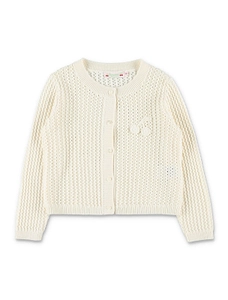 Bonpoint Leonita Round Neck Crochet Cardigan
