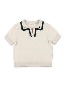 Bonpoint Lisette Short-Sleeved Polo Jumper