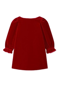 Bonpoint Long-Sleeved Velvet Dress